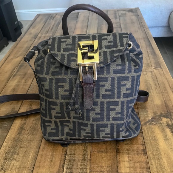 fendi monogram backpack